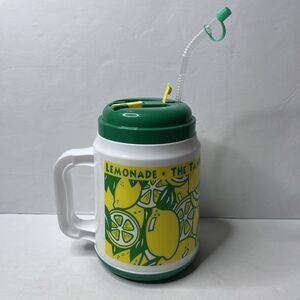 Lemonade The Tanker Mug Jug Fair Travel Large Giant Beverage Cup Handle 64 oz